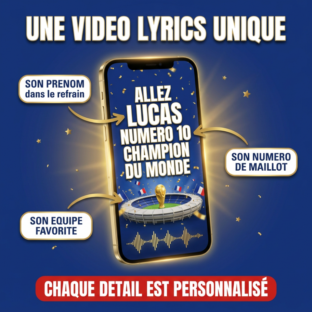 Ma Chanson de Champion — Chanson Personnalisée Coupe du Monde