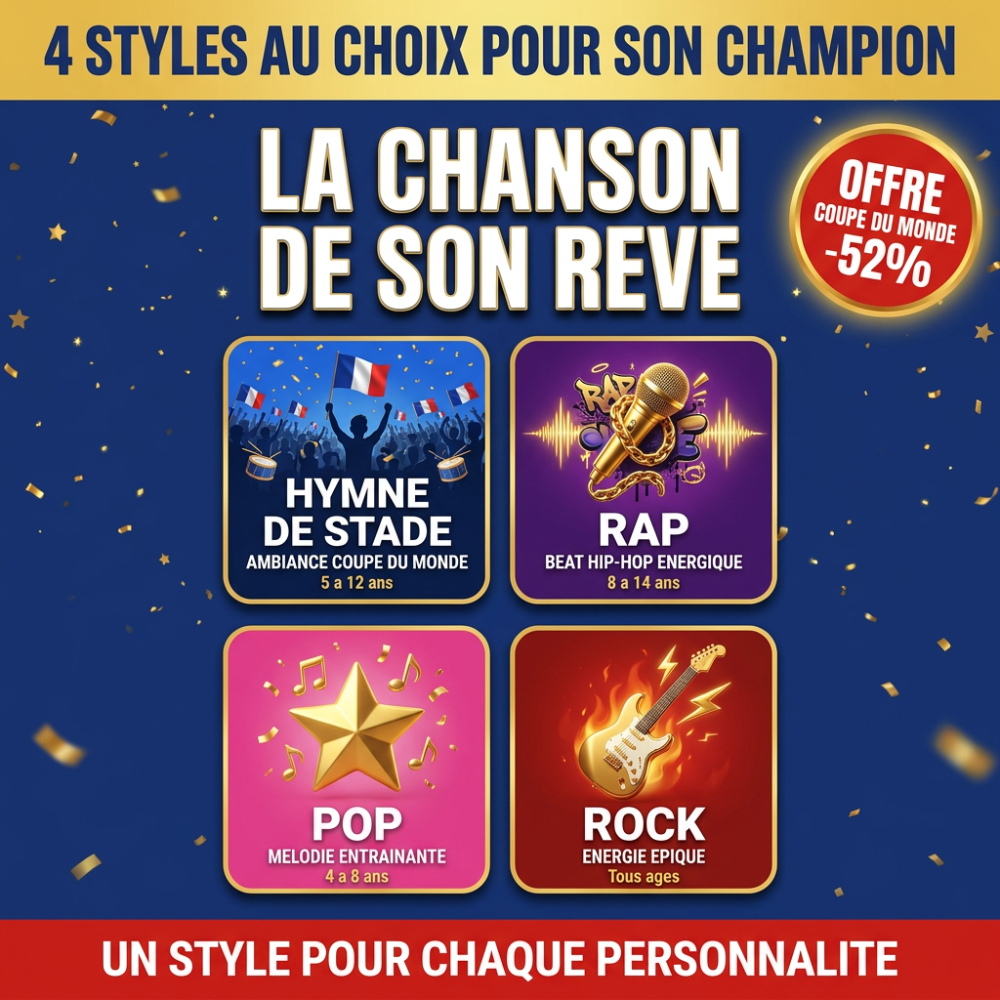 Ma Chanson de Champion — Chanson Personnalisée Coupe du Monde
